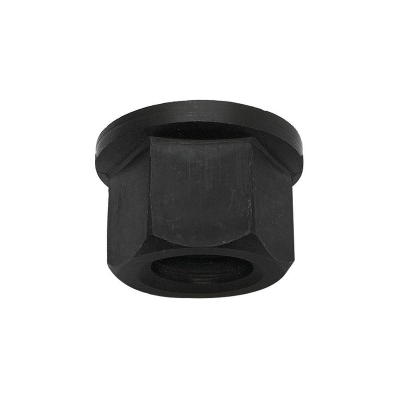 10 Pc 3/8"-16 Thread Flange Nut Steel Hex Threading Black Oxide Finish