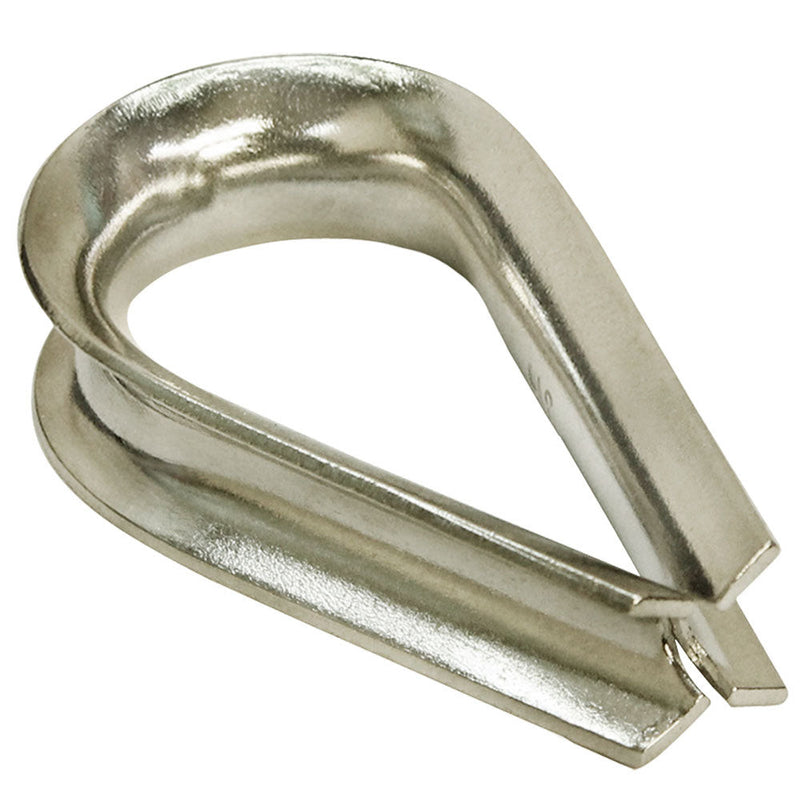 10 Pc 5/16"LIGHT DUTY Stainless Steel 316 Marine Wire Rope Chain THIMBLE Rig Anchor Boat