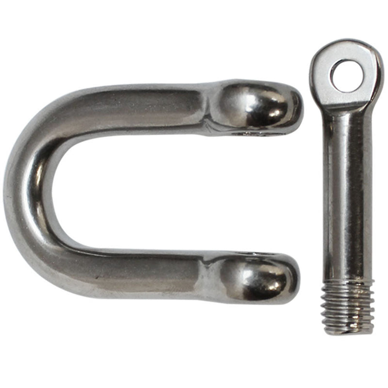 10 Pc 5/32" Chain D type Rigging Bow Shackle Anchor Boat Stainless Steel Paracord