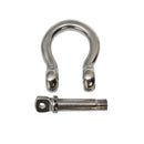 10 Pc 5/32" Stainless Steel Screw Pin Bow Shackle Anchor Boat Marine Parcord Rigging