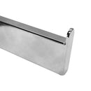 10 PC 6" Chrome Slatwall Rectangular Tube Straight Arm Faceout Hook Panel Display Hanger Retail Fixture