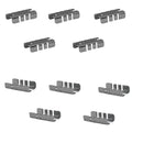 10 Pc Center Glass Shelf Rest Clips Glass Wood Metal Shelves Gridwall Display Fixture