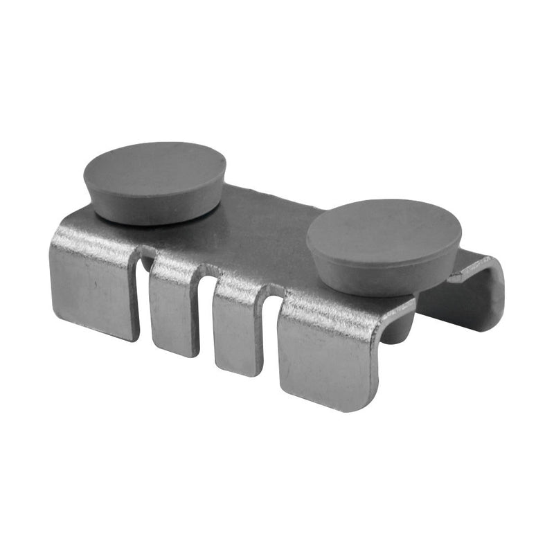10 Pc Center Shelf Rest Clips & Rubber Cushions to Hang Glass Wood Metal Shelves Gridwall Display Fixture