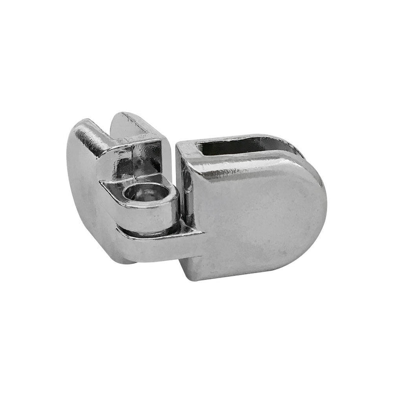 10 Pc Chrome Door Hasp Pair Glass Connector 3/16'' Tempered Glass Shelf