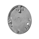 10 Pc Chrome Finish 1-1/4'' Tubing U Flange Half Round Wall Flanges Retail Fixture Hanger