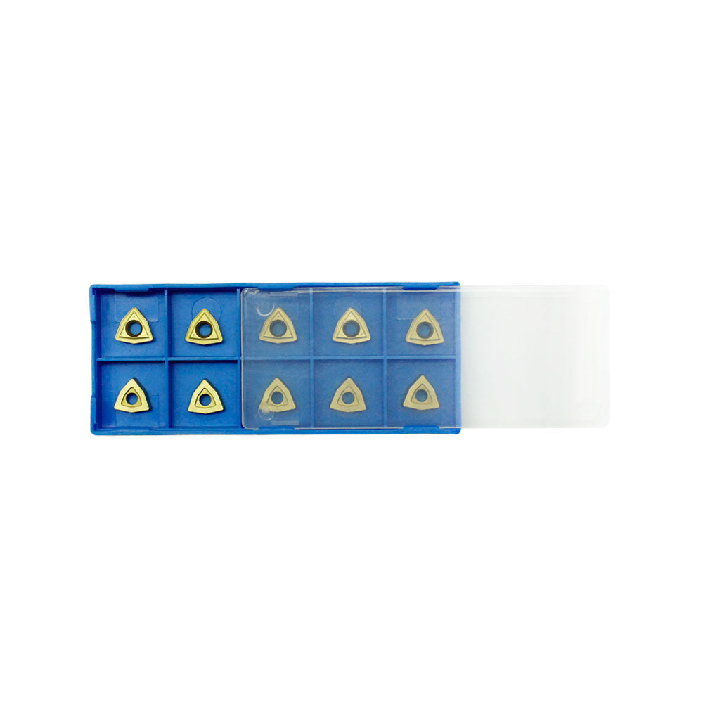 10 PC DCMT21.51 2151 C6 Tin Coated Carbide Inserts Indexable Turning Tool