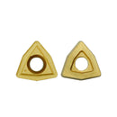 10 PC DCMT21.51 2151 C6 Tin Coated Carbide Inserts Indexable Turning Tool