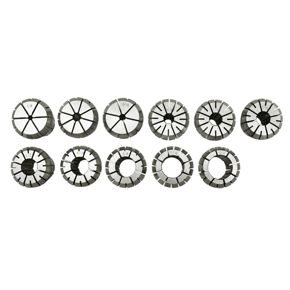 10 PC ER-32 Collet Set 3/16"-3/4" Spring Collets R8 CAT BT CNC Runout .0003