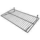 10 Pc Gloss Black 24'' x 12'' Wire Flat Grid Shelf Shelves Gridwall Display Fixture