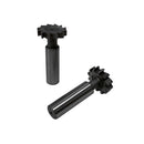 10 Pc HSS Woodruff Key Cutter Set 1-2'' Straight Shank