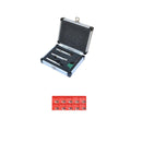 10 Pc Indexable APKT1003 Inserts + 3 Pc 1/2'' Shank 90 Degree Square Shoulder Indexable End Mill