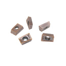 10 Pc Indexable APKT1003 Inserts + 3 Pc 1/2'' Shank 90 Degree Square Shoulder Indexable End Mill