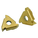 10 Pc Indexable Tin Carbide Inserts 11ER A60 Carbide Threading Threader Lathing SER3 Bits