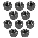 10 Pc Stainless Steel 1/2"-13 Nylon Insert Lock Nut Right Hand Hex Nut