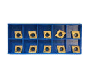 10 PC TIN COATED 1/2'' Shank C6 Carbide Inserts for Indexable Turning Tool Bit