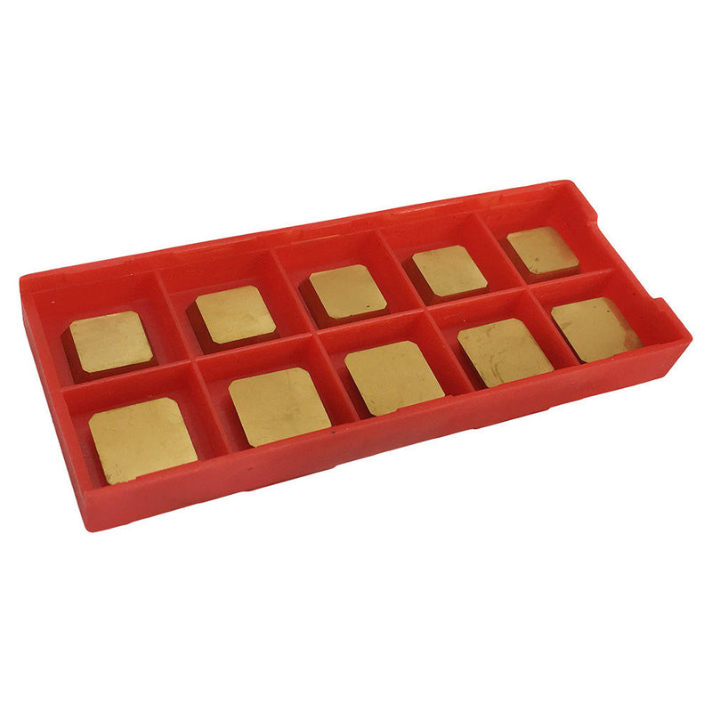 10 Pc Tin Coated SEKN 42 AFTN Carbide Insert 1/8'' Thickness