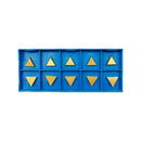 10 PC TPG-221 TPG221 C6 Tin Coated Carbide Inserts Indexable Turning Tool Bit