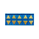 10 PC TPG-322 TP322 C6 Tin Coated Carbide Inserts Indexable Turning Tool Bit