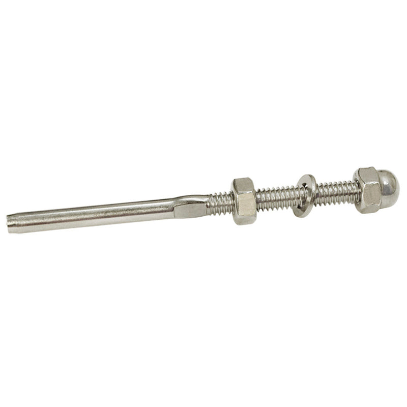 10 PC Type 3/16" Cable 316 Stainless Steel End Fitting for Cable Railing Rail Hand Swage