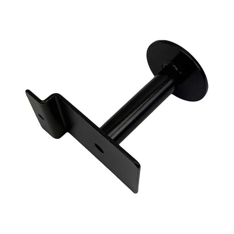 10 Pcs 3'' Black Single Garment Hook Slatwall Fitting Display Faceout Hanger Disc End