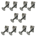 10 Pcs 3'' Chrome Single Garment Hook Slatwall Fitting Display Hanger Disc End