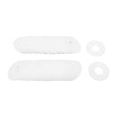 10 PCS WHITE 3-1/2" Round Plastic BLANK Dividers Hangers Retail Clothing Rack