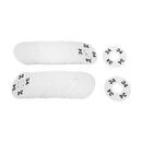 10 PCS WHITE 3-1/2" Round Plastic SIZE 34 Dividers Hangers Retail Clothing Rack