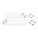10 PCS WHITE 3-1/2" Round Plastic SIZE 42 Dividers Hangers Retail Clothing Rack