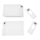 10 PCS WHITE Rectangular Plastic SIZE 32 Dividers Hangers Retail Clothing Rack  2" x 5"