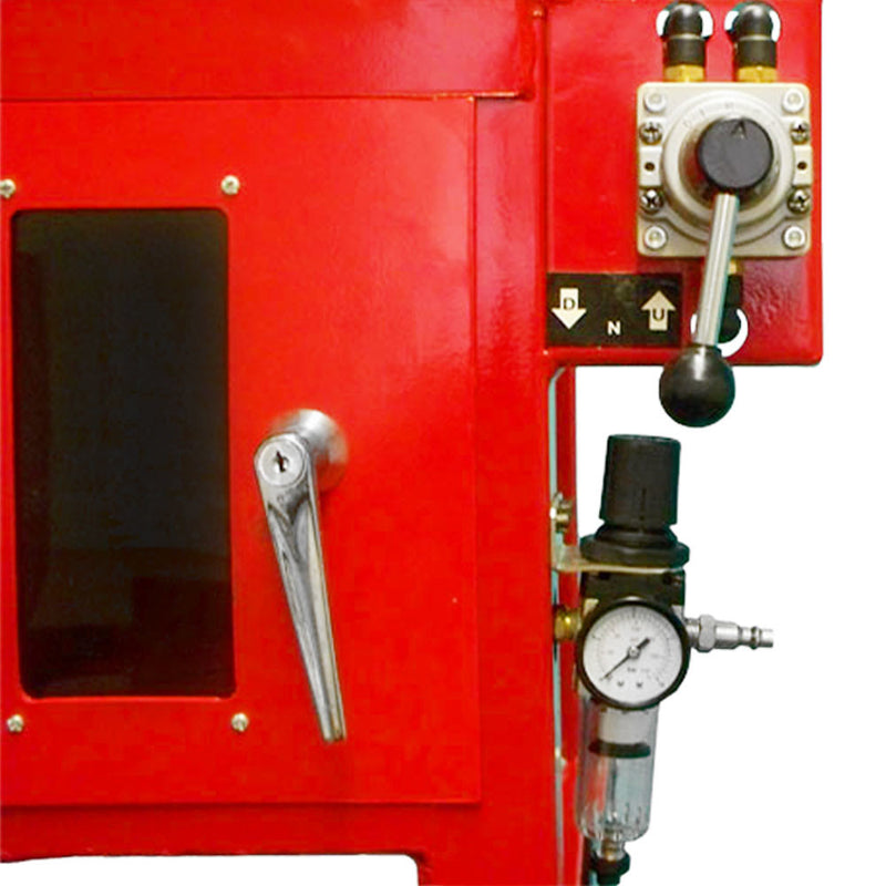 10 Ton Air Hydraulic Oil Filter Can Crusher w- Stand
