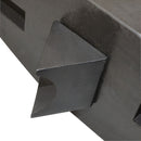 Steel hydraulic flange spreader featuring wedge point and crossbar