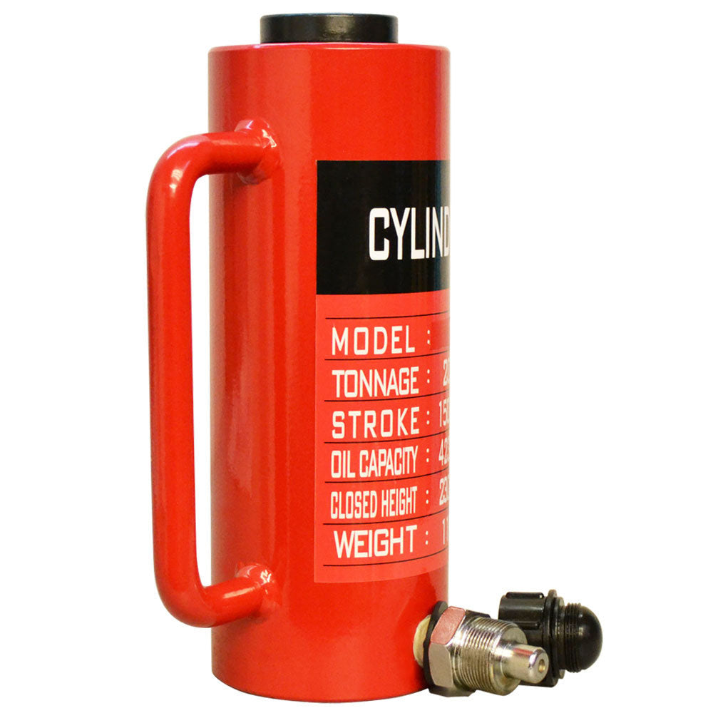 10 Ton Hydraulic Cylinder 5.90" (150mm) Stroke Jack Ram 225mm Closed Height
