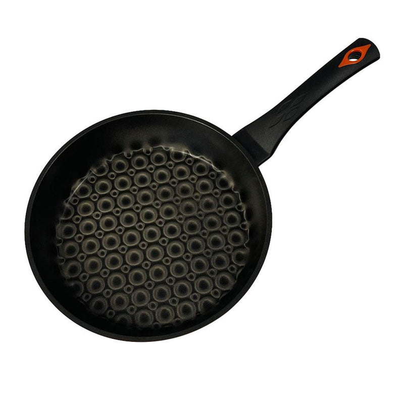 10'' 3D Diamond Coating Non-Stick Frying Pan Kitchen Cookware Cooking Pan
