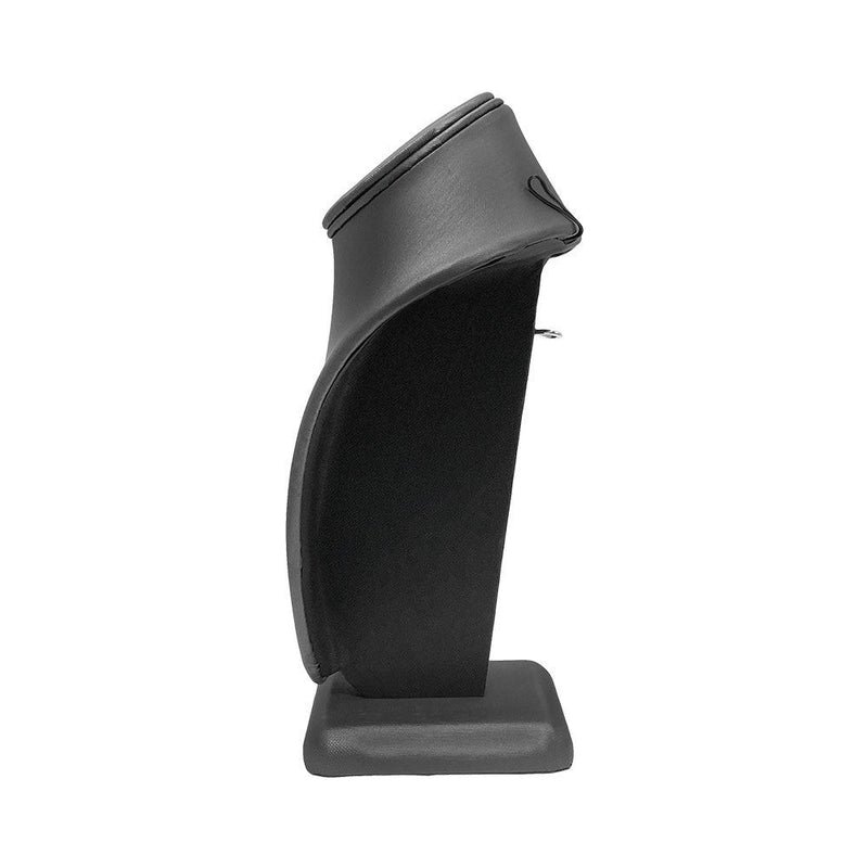 10-1/2''H Slate Gray Leatherette Necklace Stand Display Fixture Retail Store Showcase