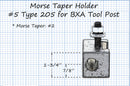 10-15" BXA #5 Quick Change Morse Taper Tool Holder 250-205 Boring Holder #5
