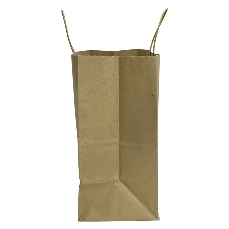 100 PC 16" Vogue Shopping Bags Brown Kraft Paper Recycled Retail Supplies