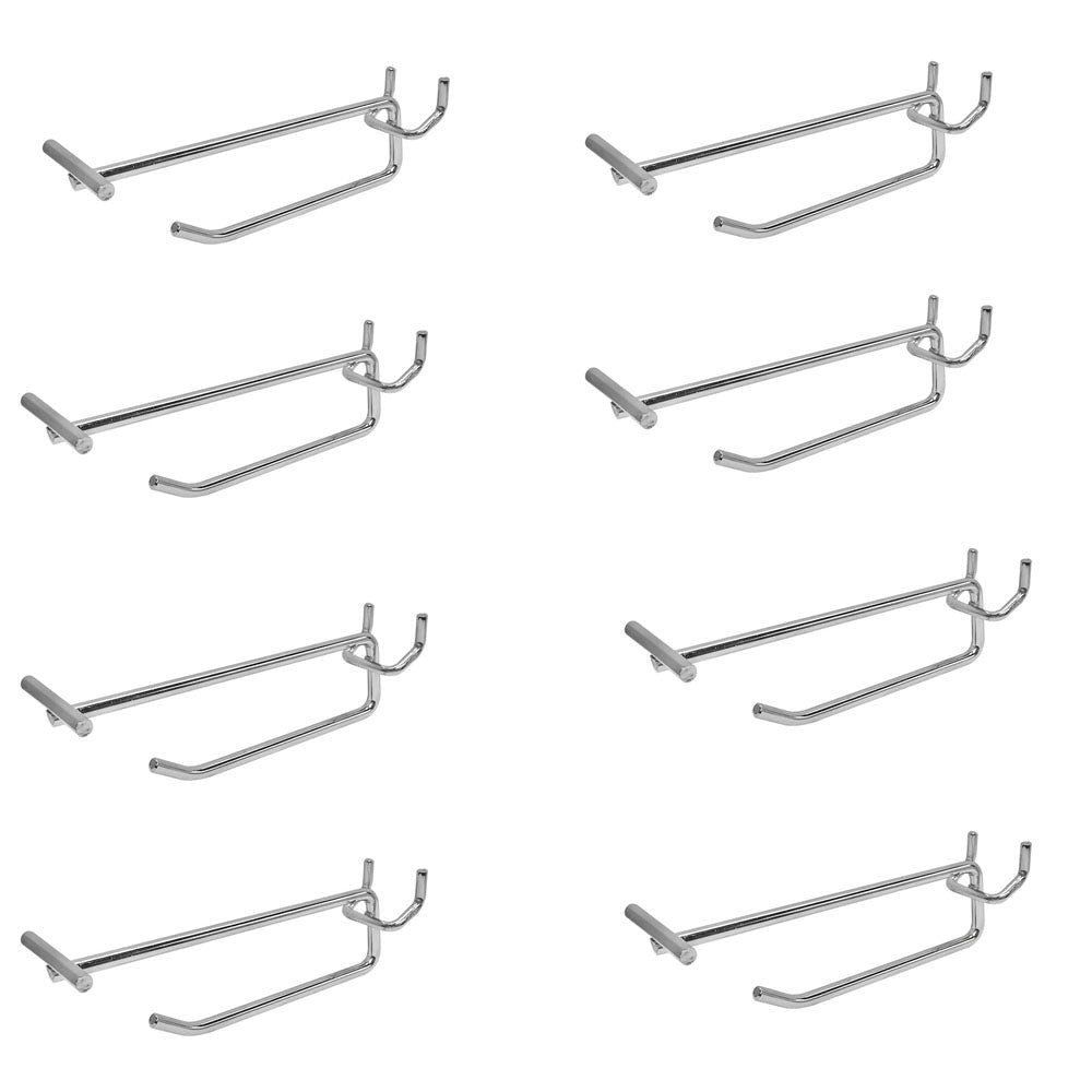 100 Pc 4'' Pegboard Flip End Scanner Hooks Slatgrid Hook Retail Store Shop Display Fixture
