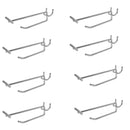 100 Pc 4'' Pegboard Flip End Scanner Hooks Slatgrid Hook Retail Store Shop Display Fixture