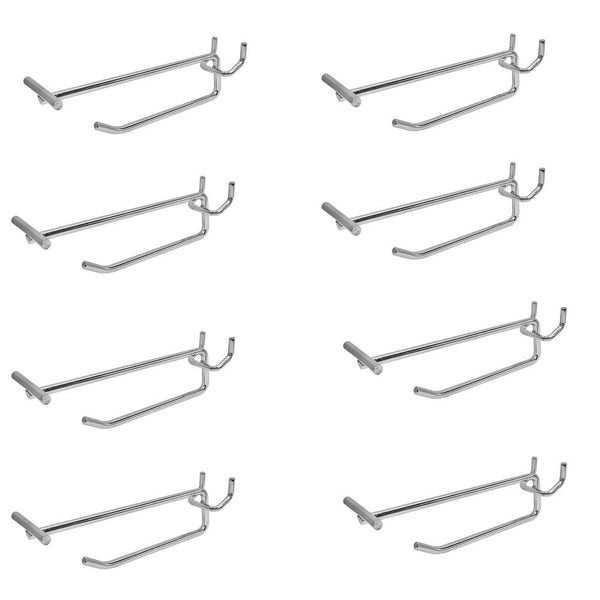 100 Pc 4'' Pegboard Flip End Scanner Hooks Slatgrid Hook Retail Store Shop Display Fixture