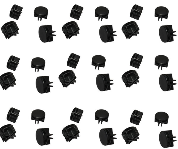 100 Pc BLACK Plastic Wire Grid Connectors Snap Mesh Organizer Mini Binning Wire Grid