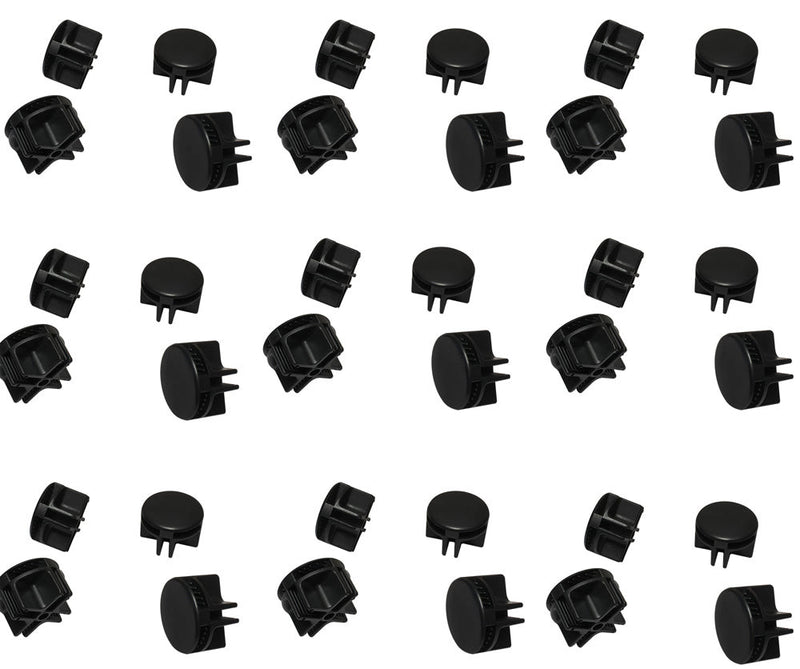 100 Pc BLACK Plastic Wire Grid Connectors Snap Mesh Organizer Mini Binning Wire Grid