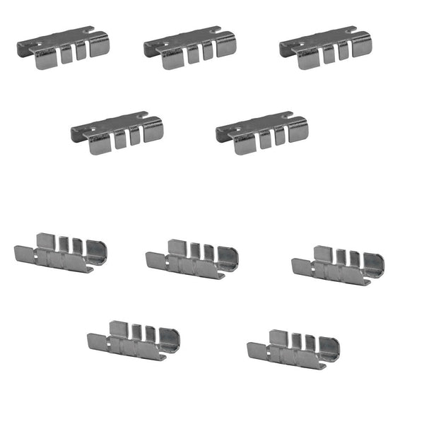 100 Pc Center Glass Shelf Rest Clips Glass Wood Metal Shelves Gridwall Display Fixture