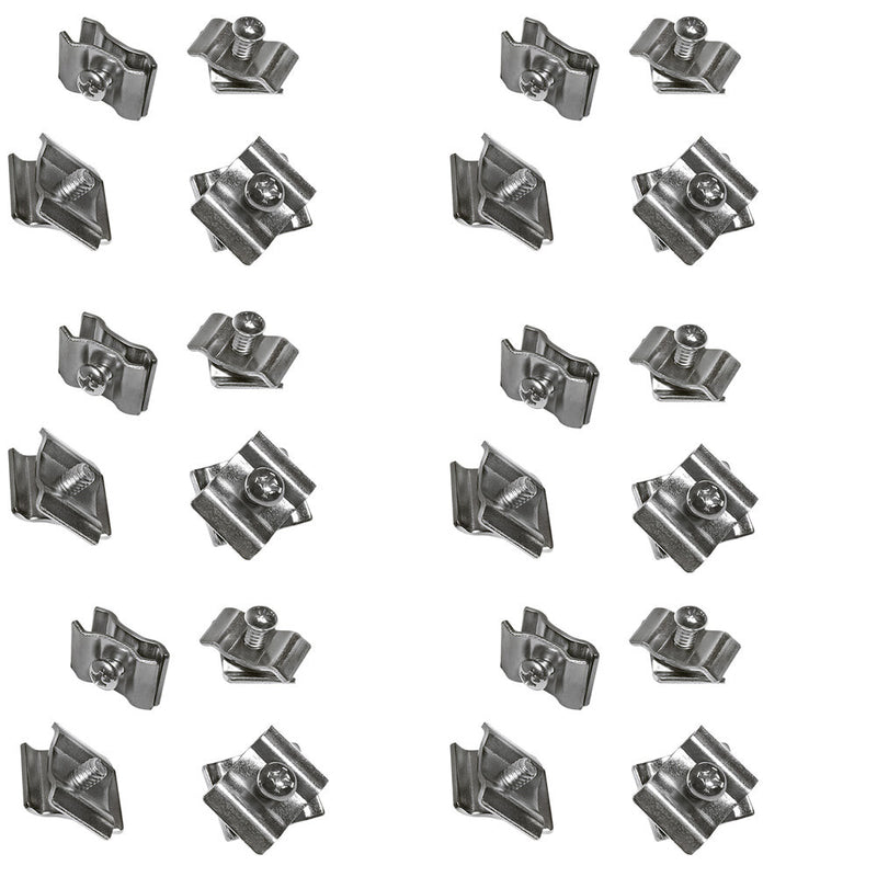 100 Pc Chrome Gridwall Joining Connectors Grid Panel Joiner Clips Joining Clamps