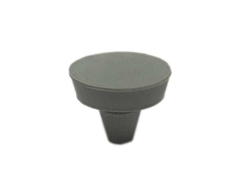 100 Pc Shelf Rest Bracket Rubber Bumpers Cushion Glass Shelves Retail Fixture Gray