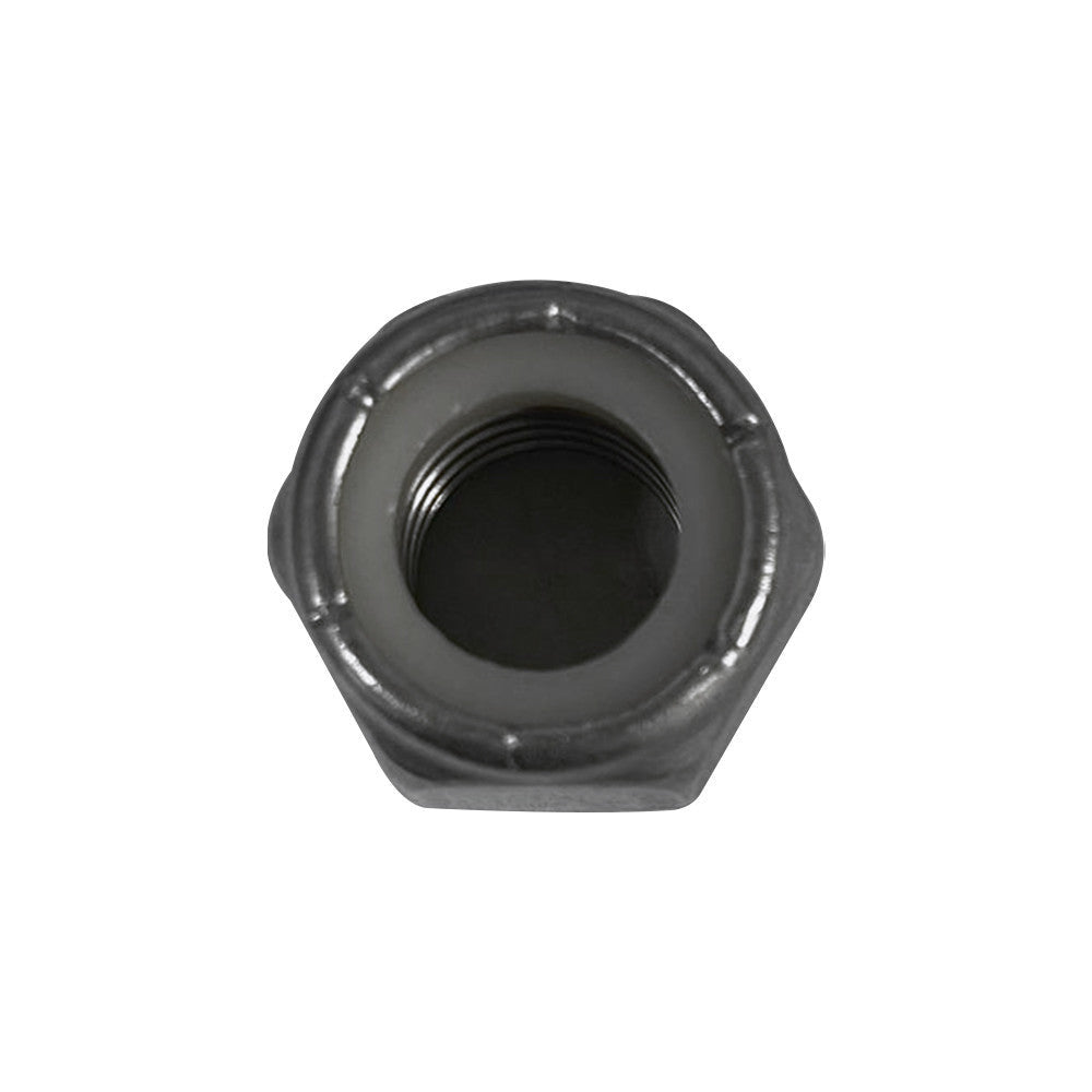 100 Pc Stainless Steel 1/2"-13 Nylon Insert Lock Nut Right Hand Hex Nut