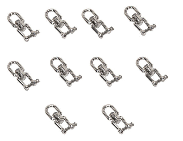 100 Pc Stainless Steel 5/16" JAW EYE Swivel Boat Marine Mooring SS 316 1100 Lb WLL