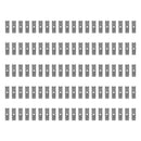 100 PCS CHROME Gridwall Utility  Hook Picture  Hanger Grid  Panel Notch Display