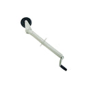 A-frame trailer boat jack with swivel caster wheel on white background