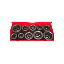 11 PC 1" DR Drive Deep Impact BUDD SAE Socket 2"