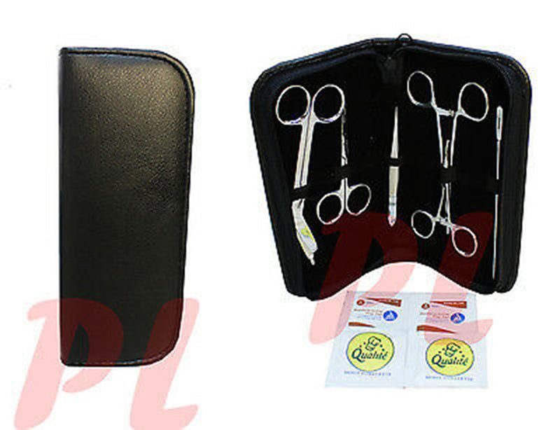 11 PC Wound Kit Medic Surgical Minor Surgery Instrument Scissor Forceps